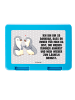 Mr. & Mrs. Panda Bentobox Pinguine trösten mit Spruch in Grau Pastell