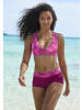 LASCANA ACTIVE Bikini-Hotpants in bordeaux bedruckt