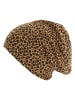 MSTRDS Beanies in cheetah/black