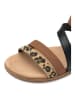 S.OLIVER RED LABEL Sandalen in Leopard