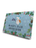 Mr. & Mrs. Panda Tee Adventskalender Einhorn Bergsteiger mit Spruch in Eisblau