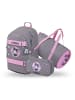 BAAGL 3-tlg. Set: Schulrucksack Skate in Schwarz Kuromi Grey