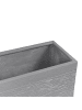 Beliani Outdoor Blumentopf MYRA in Grau - (W) 60 x (H) 30 x (L) 29 cm