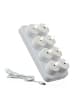 MARELIDA 8er Set LED Teelichter mit Ladestation wiederaufladbar in weiß