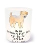 Mr. & Mrs. Panda Kerzenhalter Border Terrier Lebensretter mit Sp... in Transparent