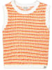 Garcia Strickpullunder Chevron-Muster in off white