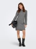 JDY Strickkleid in Medium Grey Melange