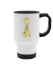 Mr. & Mrs. Panda To-Go-Becher Giraffe Zufrieden ohne Spruch in Weiß
