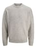 Jack & Jones Strickpullover in Light Grey Melange