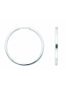 Adeliás Damen 925 Silber Ohrringe / Creolen Ø 26,6 mm in silber