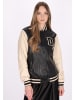 DreiMaster Vintage Damen Jacke in Schwarz Wollweiss