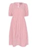 CULTURE Kleid CUabigail Casual fit in White/Red Stripe