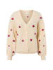 Y.A.S Strickjacke YASFleur in sand fuchsia - 0002