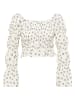 myMo ROCKS Damen Longsleeve in Wollweiss