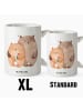 Mr. & Mrs. Panda großer becher Bären Liebe ohne Spruch in Weiß