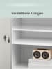 SONGMICS Aufbewahrungsschrank Berend in Grau - (B)60 x (H)180 x (T)40 cm