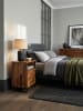 KADIMA DESIGN Moderne Nachtkommode im Industrial-Style, Massivholz- und Metall-Design