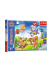 Glitzer-Puzzle – 100 Teile – Paw Patrol – Glänzende Welpen – Trefl