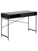 ebuy24 Schreibtisch Angus Schwarz 110 x 50 cm