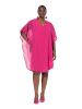 Ulla Popken Midikleid in magenta