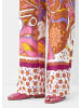 Alba Moda Florale Strandhose in Satin-Optik in multicolor