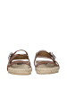 Stella McCartney Braun Leder Flach Sandalen