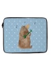 Mr. & Mrs. Panda Laptoptasche Bär Gitarre ohne Spruch in Blau Pastell