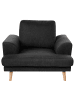 Beliani Sessel KILDAL in Schwarz - (W) 114 x (H) 90 x (L) 96 cm