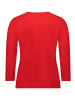 Betty Barclay Strukturshirt mit Rundhalsausschnitt in High Risk Red