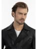 DreiMaster Vintage Lederjacke in Schwarz