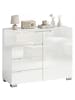 HOMCOM Sideboard-100L x 40B x 80H cm-Hochglanz
