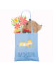 Mr. & Mrs. Panda Tote Bag Fuchs Lesen mit Spruch in Sky Blue