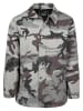 Urban Classics Track Jacket in grey camo