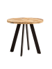 FineBuy Esstisch in Braun / Mango / 80x80x75