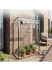relaxdays 2 x Gewächshaus in Transparent - (B)100 x (H)150 x (T)50 cm