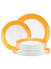 Seltmann Weiden 12-tlg. Tafelservice Liberty Pure Colors in – in Mango Orange