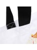 Mr. & Mrs. Panda Tote Bag Maus Weihnachten mit Spruch in Weiß