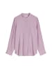 Marc O'Polo Crinkle-Bluse regular in Grey Silk
