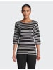Joy Sportswear T-Shirt CARINA in white/black stripes