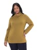 Ulla Popken Sweatshirt in olivgrün