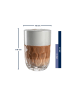 LEONARDO 6er Set Latte Macchiato Gläser (2) Gocce in 390 ml in transparent
