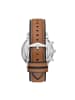 Fossil Armbanduhr The Lite-Hide Leather in silber