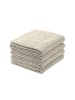 Schiesser Frottier-4er-Set: Handtücher Turin in Helltaupe