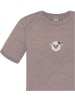 Normani Outdoor Sports Baby Merino Body Kurzarm Tauranga in Rosa