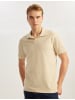 KOTON TSHIRT SS POLO in Beige
