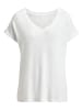 Beach Time V-Shirt in koralle + weiß
