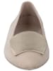 Paul Green Ballerinas in Beige/Gold