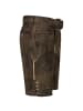 KRÜGER Lederhose Tarius in braun