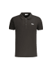 Fila Schwarzes Baumwoll-Polohemd
