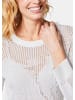 GOLDNER Kurzgröße:  Pullover Pullover im Baumwoll-Mix in weiß